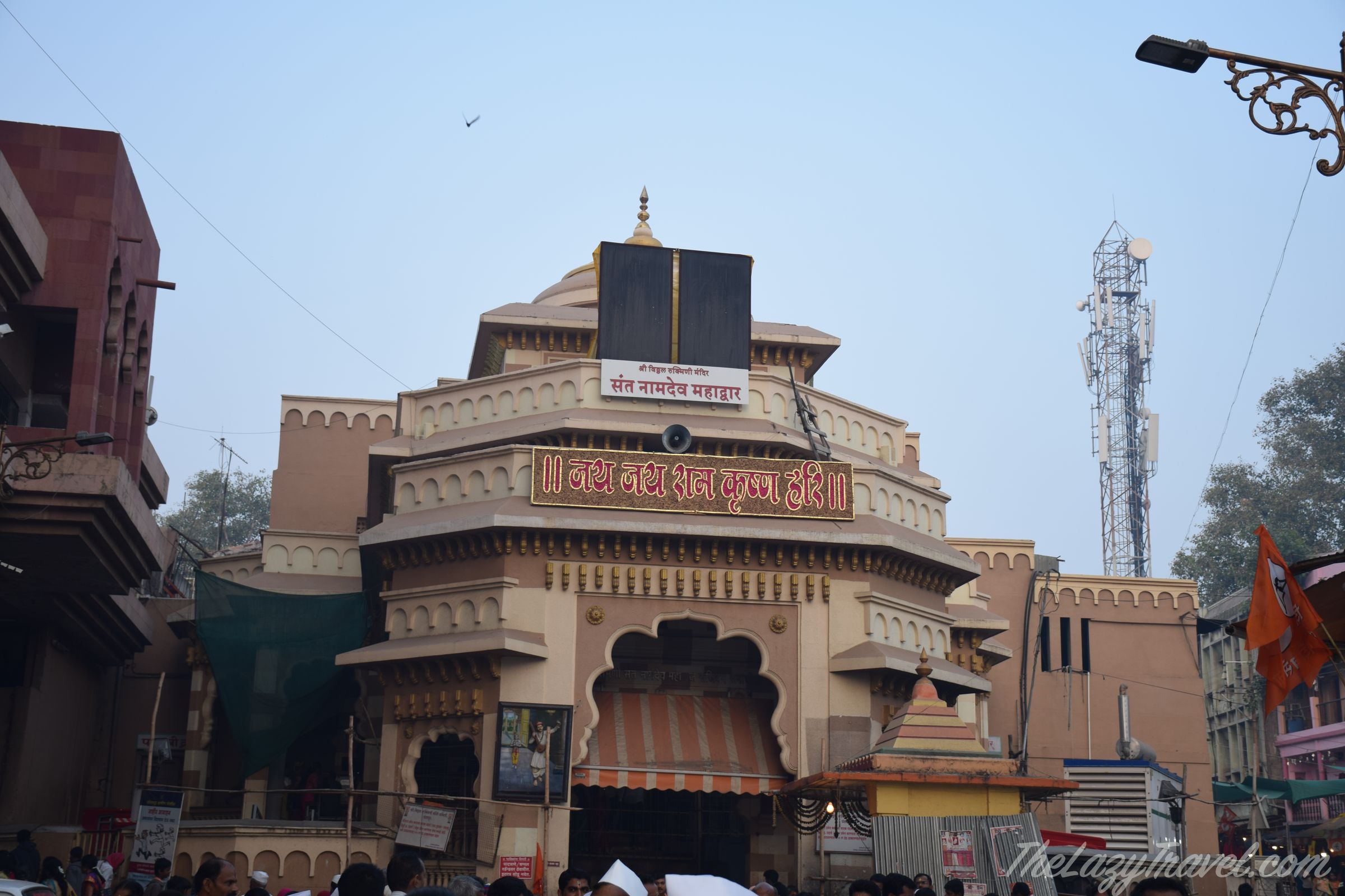 Pandharpur temple Chandrabhaga river view